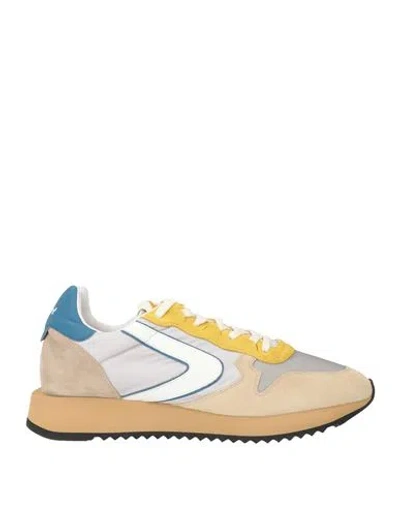 Valsport Man Sneakers Grey Size 11 Leather, Textile Fibers