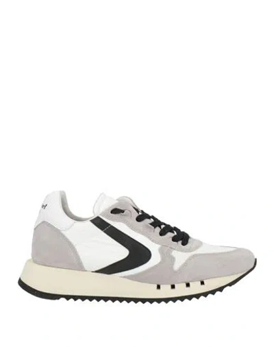 Valsport Man Sneakers Grey Size 9.5 Leather, Synthetic Material In Gray