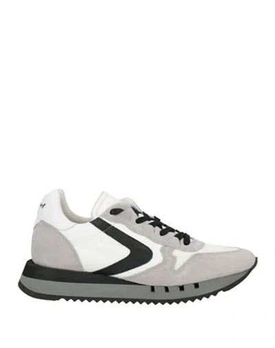 Valsport Man Sneakers Grey Size 9.5 Leather, Synthetic Material In Gray