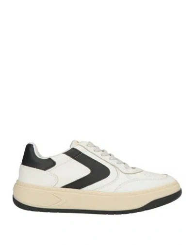 Valsport Man Sneakers Ivory Size 7 Leather In White