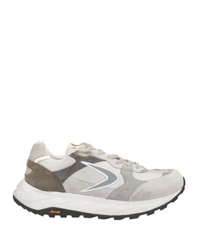 Valsport Man Sneakers Light Grey Size 8 Leather In Gray