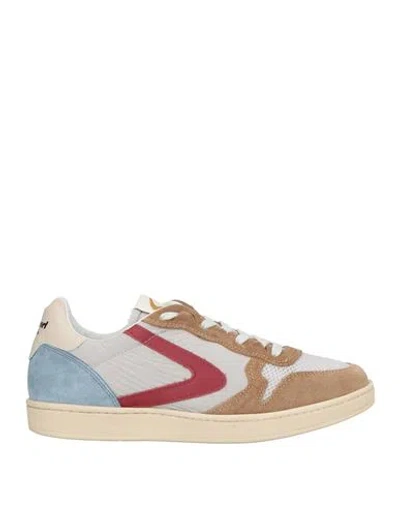 Valsport Man Sneakers Light Grey Size 8 Leather, Nylon In Gray