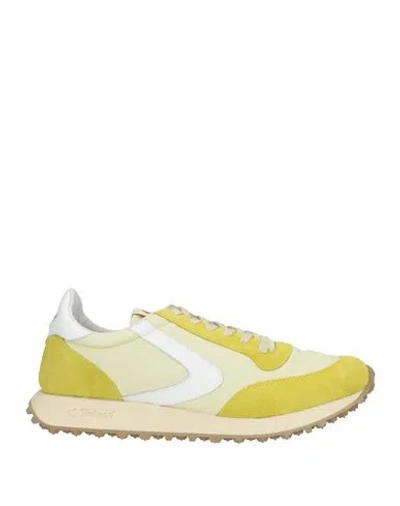 Valsport Man Sneakers Lime Green Size 12 Leather In Multi