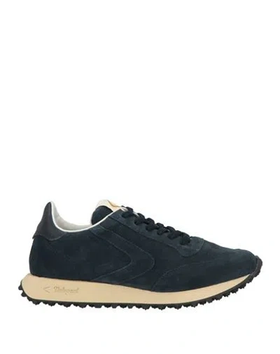 Valsport Man Sneakers Navy Size 7 Leather In Blue