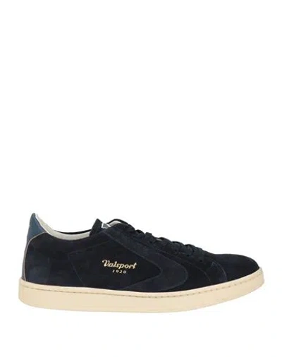Valsport Man Sneakers Navy Size 7 Leather In Blue