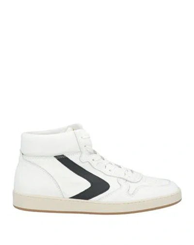 Valsport Man Sneakers Off White Size 8 Leather