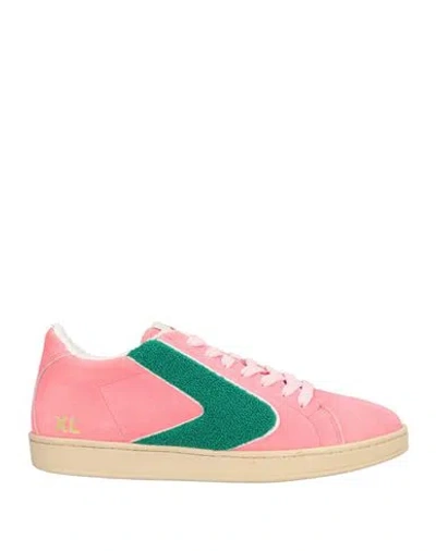Valsport Man Sneakers Pink Size 8.5 Textile Fibers
