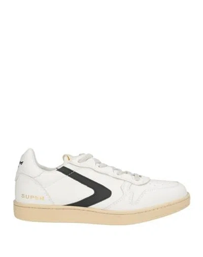 Valsport Man Sneakers White Size 8 Leather