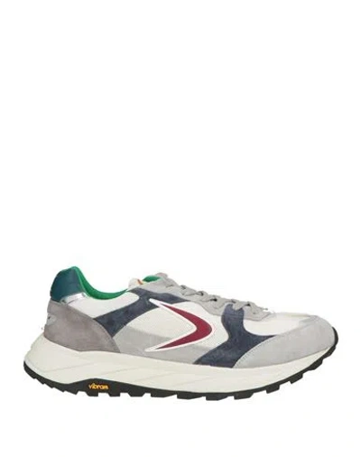 Valsport Man Sneakers White Size 9.5 Leather, Textile Fibers
