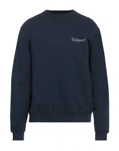 Valsport Man Sweatshirt Midnight Blue Size L Cotton