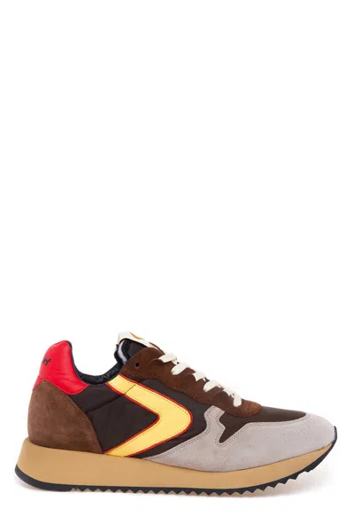 Valsport Multicolor Leather Low-top Sneakers In Brown