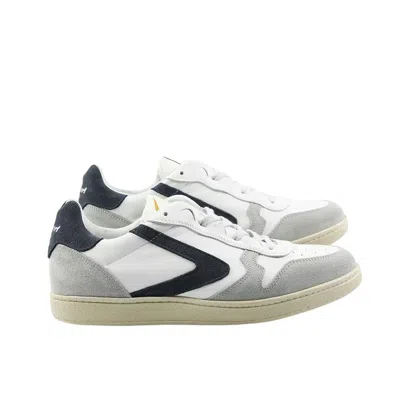 Valsport Premium Leather And Suede Sneakers With Rubber Cupsole In Blue