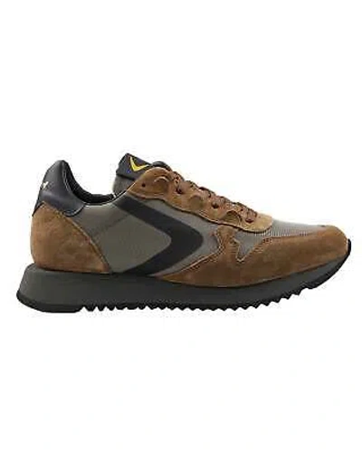 Pre-owned Valsport Shoes  Magic City Cordura Trainers Man Leather Brown