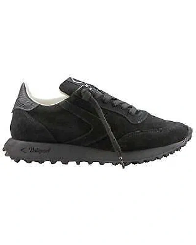 Pre-owned Valsport Shoes  Start City Suede Trainers Man Leather Black