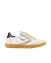 Valsport Low-top Sneakers With Laminated Detailing And Honey Rubber Sole In Neutral