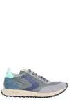 Valsport Suede Nylon Start Sneakers In Gray