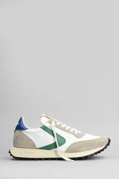 Valsport Start Sneakers In White Suede And Fabric