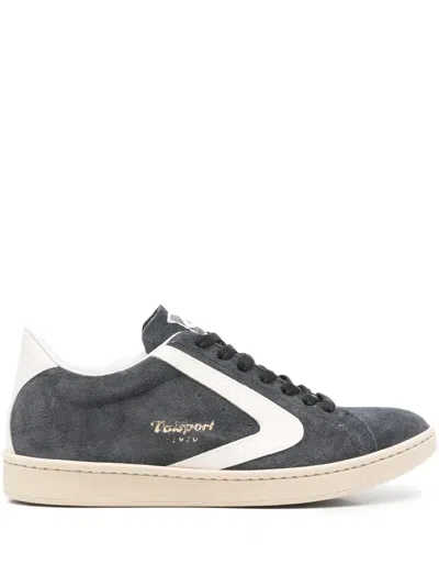Valsport Tournament Suede Appliqué Sneakers In Blue