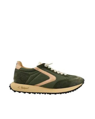 Valsport Vantage Jungle Low-top Nylon Suede Sneakers In Green