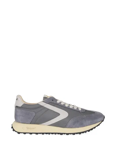 Valsport Vantage Suede-panelled Sneakers In Gray