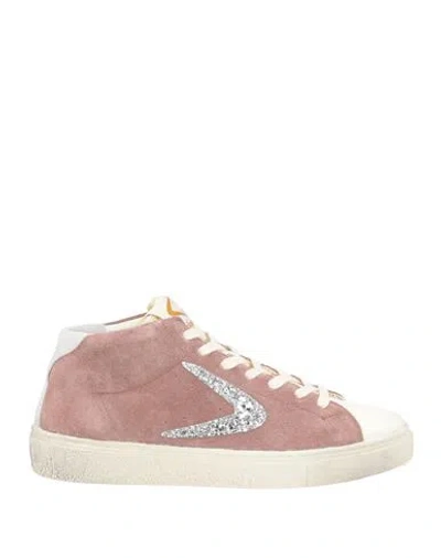 Valsport Woman Sneakers Antique Rose Size 5.5 Leather In Pink