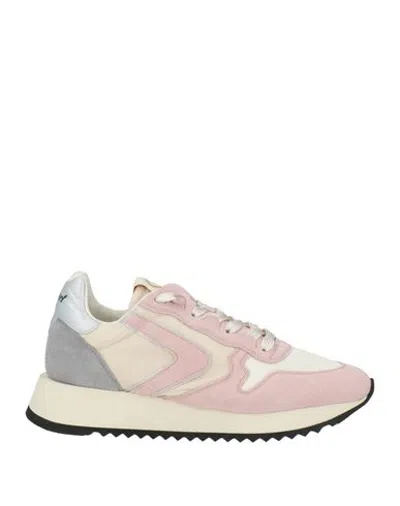 Valsport Woman Sneakers Antique Rose Size 5.5 Leather, Textile Fibers In Pink