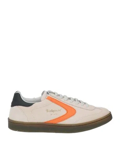 Valsport Woman Sneakers Beige Size 6.5 Leather In Multi