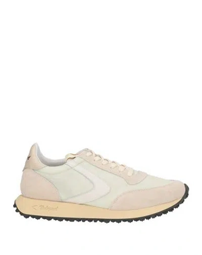 Valsport Woman Sneakers Beige Size 8 Leather, Textile Fibers In Brown