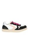 Valsport Woman Sneakers Black Size 5 Leather, Textile Fibers In Black