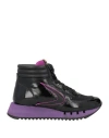 Valsport Woman Sneakers Black Size 5 Leather, Textile Fibers In Black