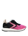 Valsport Woman Sneakers Black Size 5.5 Nylon, Leather In Black