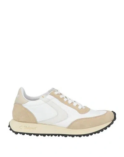 Valsport Woman Sneakers Cream Size 5.5 Leather, Textile Fibers In White
