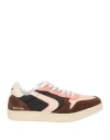 Valsport Woman Sneakers Dark Brown Size 5.5 Leather, Textile Fibers In Brown