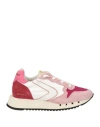 Valsport Woman Sneakers Pastel Pink Size 5.5 Leather, Textile Fibers In Pink