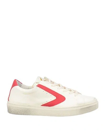Valsport Woman Sneakers Ivory Size 4 Leather In White