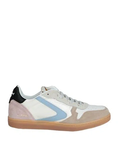 Valsport Woman Sneakers Ivory Size 4 Nylon, Leather In White