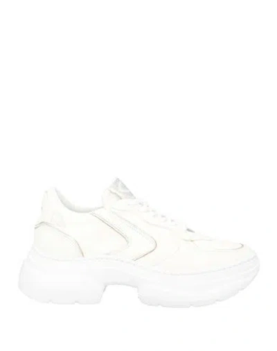 Valsport Woman Sneakers Ivory Size 5 Leather In White