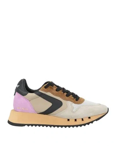 Valsport Woman Sneakers Light Grey Size 5 Leather, Textile Fibers