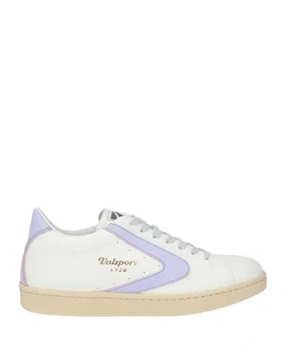 Valsport Woman Sneakers Lilac Size 6.5 Leather In White