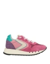 Valsport Woman Sneakers Magenta Size 5 Leather, Textile Fibers In Purple