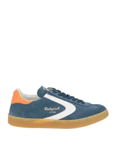 Valsport Woman Sneakers Navy Size 7 Leather In Blue
