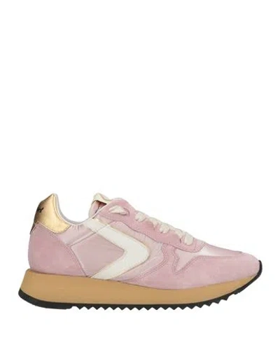 Valsport Woman Sneakers Pink Size 6.5 Leather, Textile Fibers