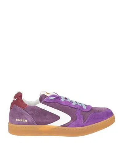 Valsport Woman Sneakers Purple Size 6.5 Leather