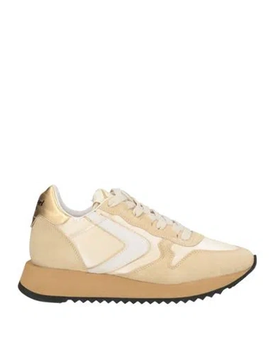 Valsport Woman Sneakers Sand Size 6.5 Leather, Textile Fibers In Neutral