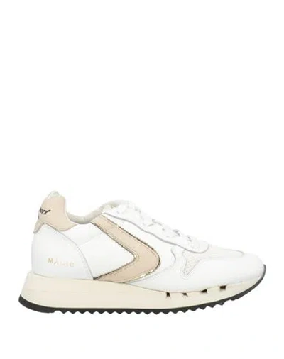 Valsport Woman Sneakers White Size 5 Leather, Textile Fibers