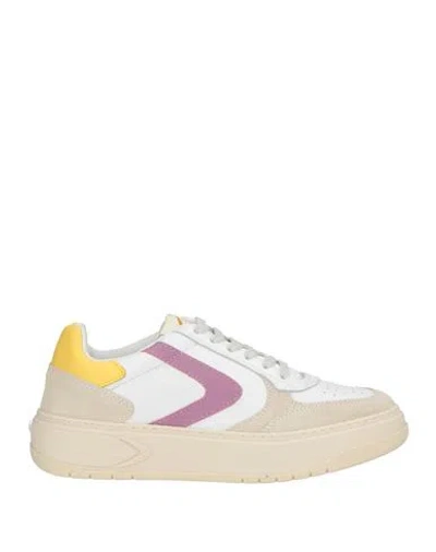 Valsport Woman Sneakers White Size 6.5 Leather In Multi