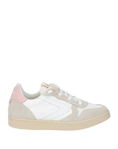 Valsport Woman Sneakers White Size 6.5 Leather, Textile Fibers
