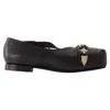 Valstar Aj1343 Ballerinas - Toga Pulla - Leather - Black In Black