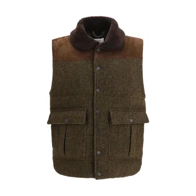 Valstar Bicolor Wool Oves Aries Sleeveless Men's Jacket