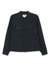 Valstar Brixton Tracker Jacket Linen Blu In Blue